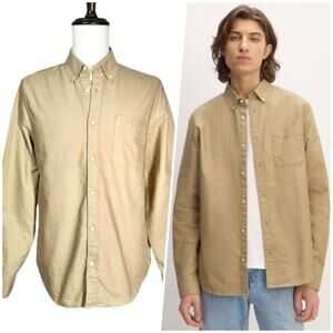 Everlane | Men | The Classic Organic Cotton Cornstalk Oxford Overshirt | Medium